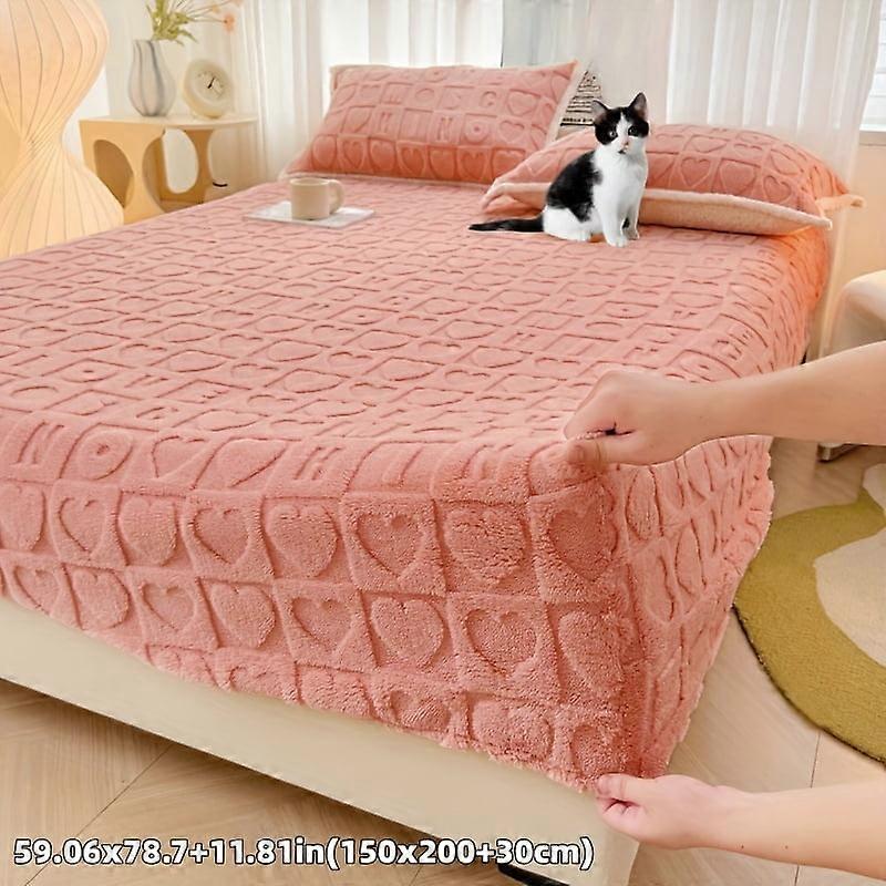 1pc Dustproof Breathable Fitted Sheet, Soft Mattress Protector with Deep Pocket, Machine Washable for Bedroom or Guest Room