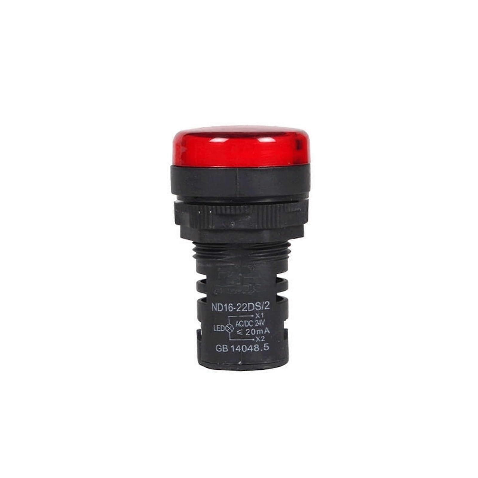 Signal Indicator Light 380V Red Industrial Control Panel Indicator Light For Machinery