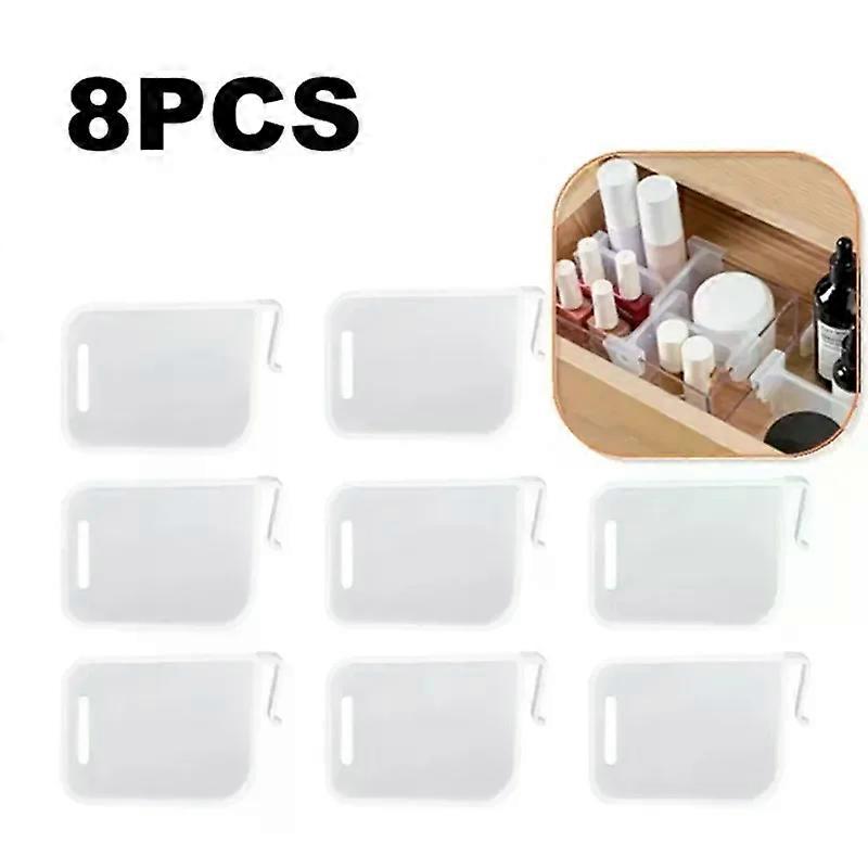 10/8/4/2PCS Refrigerator Storage Partition Board Retractable Plastic Divider Storage Splint Kitchen Bottle Can Shelf Organizer
