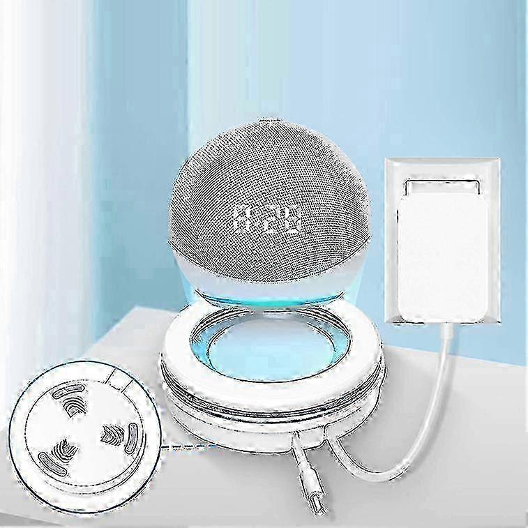 Speaker Base Stand Simple Structure Firmly Fixed Speaker Holder for Dot 4th 5th White A-B miao4