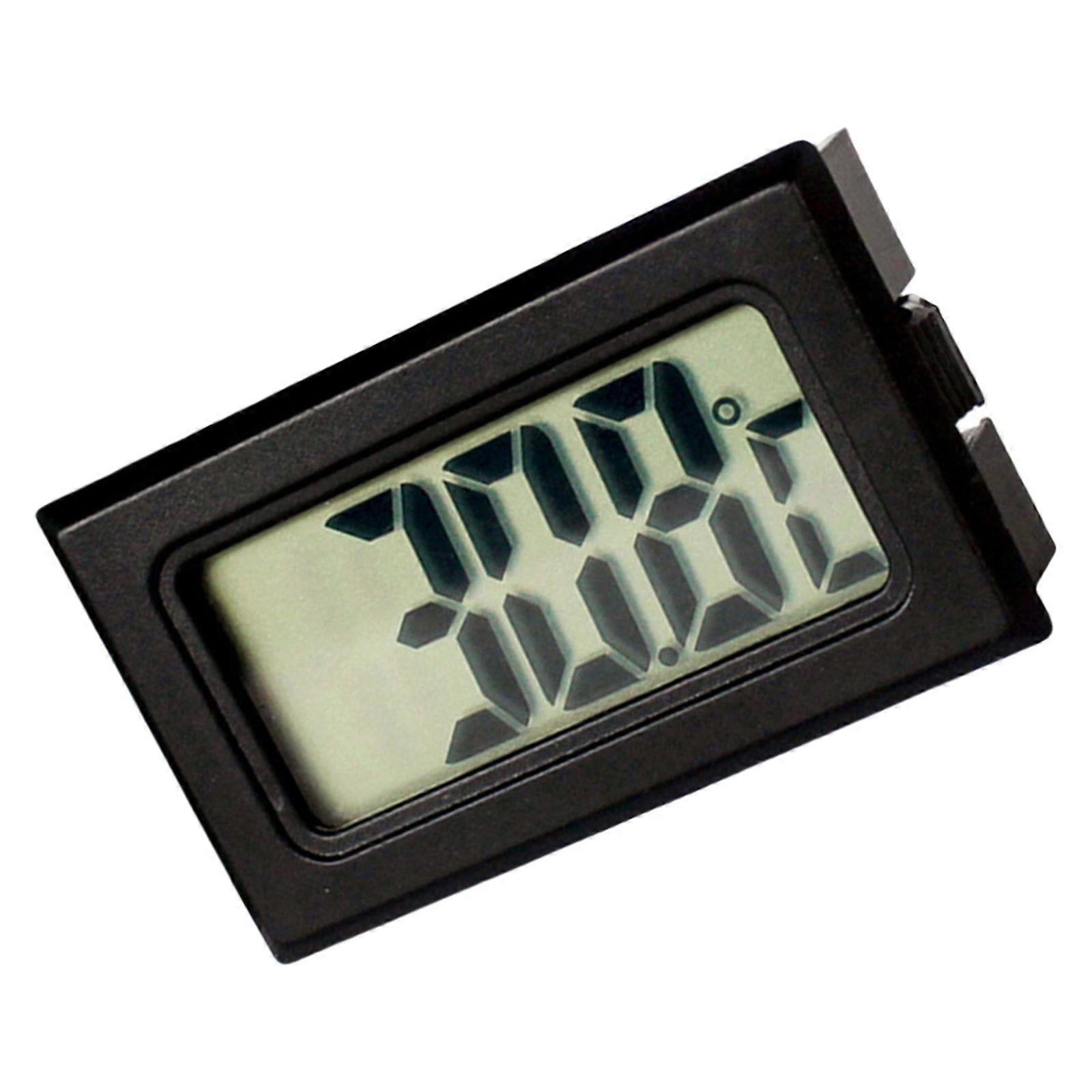 LCD Screen Temperature Monitor Thermometers For Reptiles Enclosures Easy Installation And Quick Read Temperature Gauge Multicolor