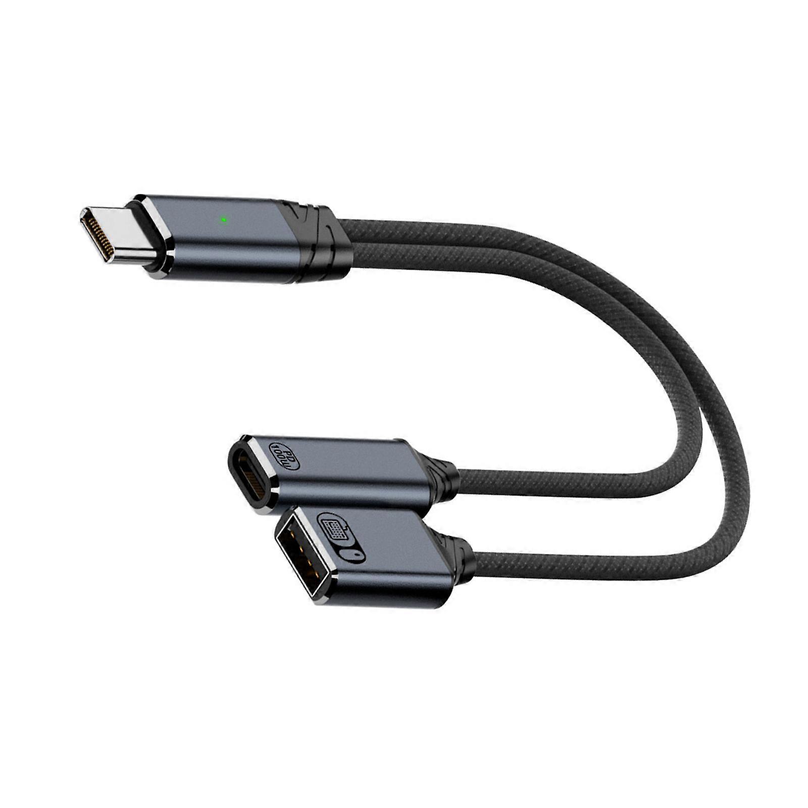 PD 100W Fast Charging USB Type C to USB Adapter Cable Suitable for Keyboards and Mice HiFi Sound Quality Everyday Needs Multicolor