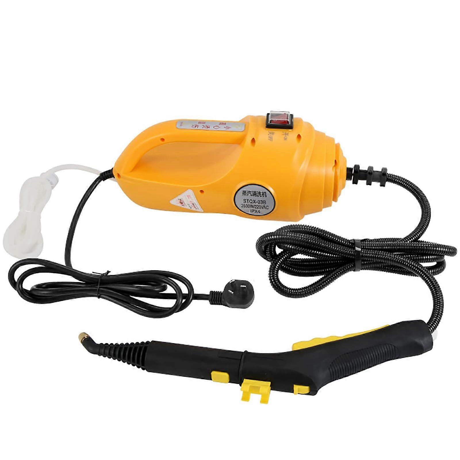 Handheld Steam Cleaner 3Bar Temperature Steam 2600W Portable MultiPurpose For Home Bathroom Car Range Hood