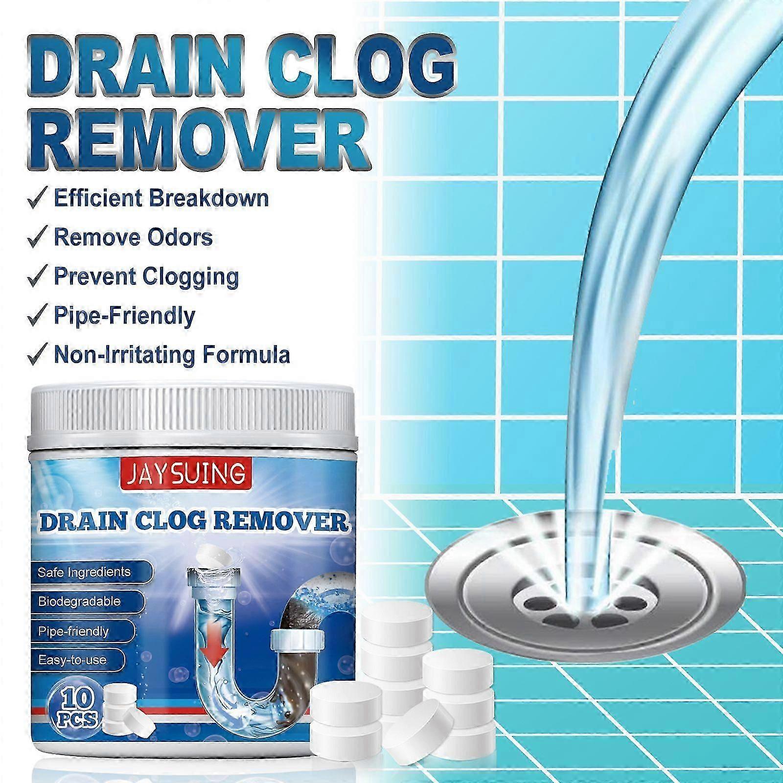 Drain Blockage Effervescent Tablet, Kitchen And Bathroom Drain Prevent Blockage Dredging Effervescent Tablet