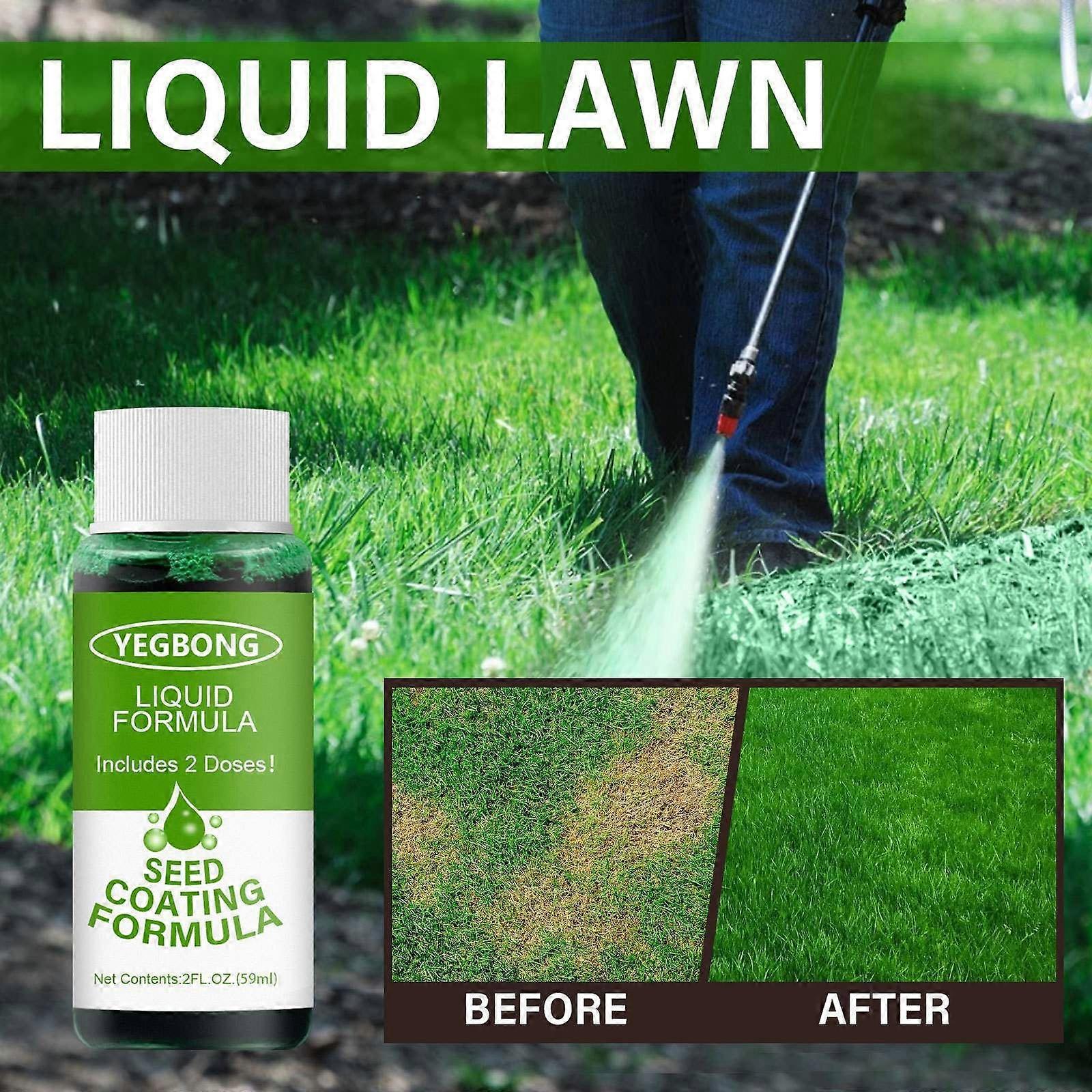 Liquid lawn nutrient solution lawn planting solution portable lawn fusion lawn patch seeding solution 59ml