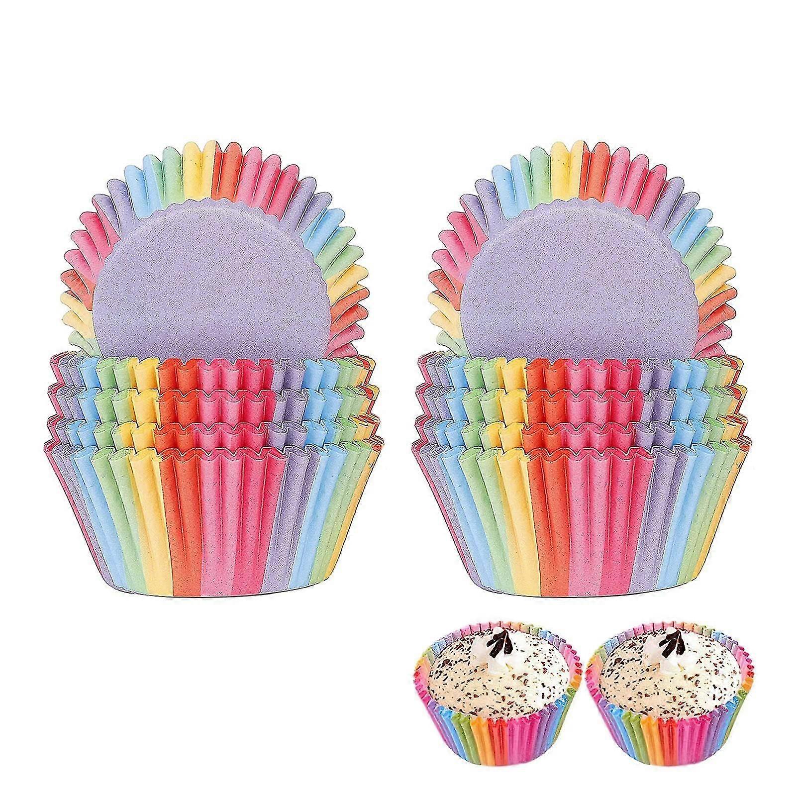 Tortapapír csésze, 100db Cupcake Tokok Sütő csészék családi sütő esküvői parti születésnapjára