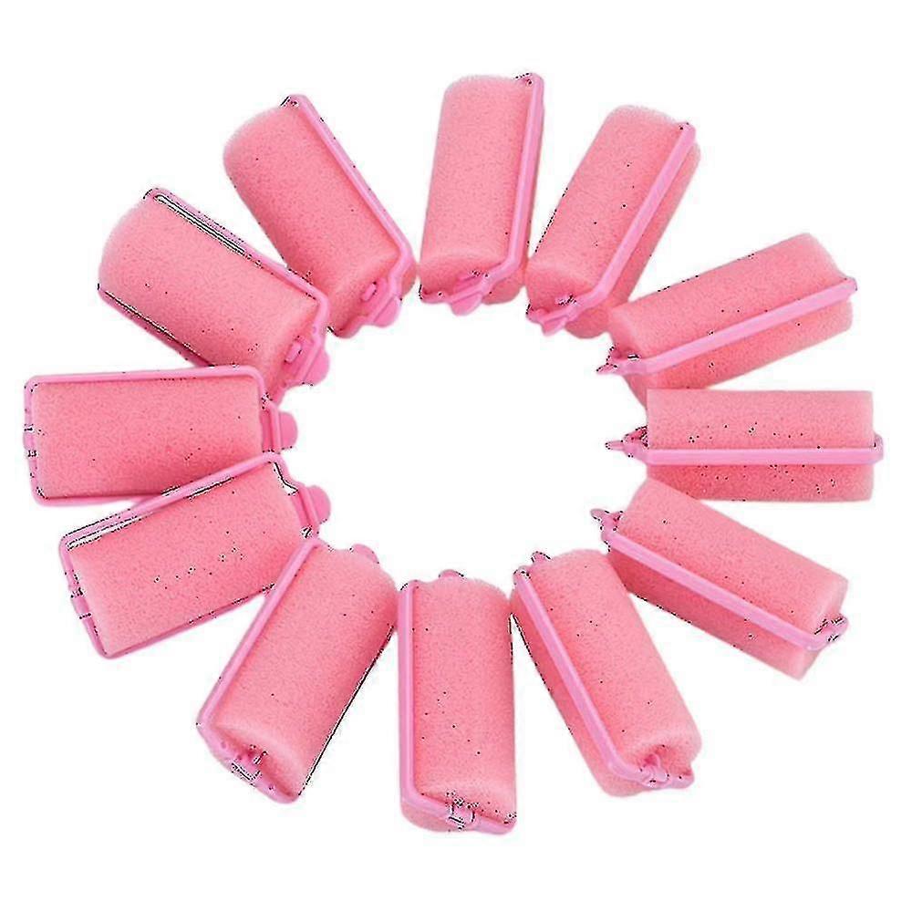 12 Or 24 Pcs Sponge Hair Rollers Foam Styling Wave Curler