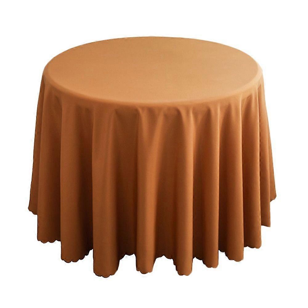 Home Decor Solid Color Banquet Round Tablecloth Overlay Table Cloth Table Covers