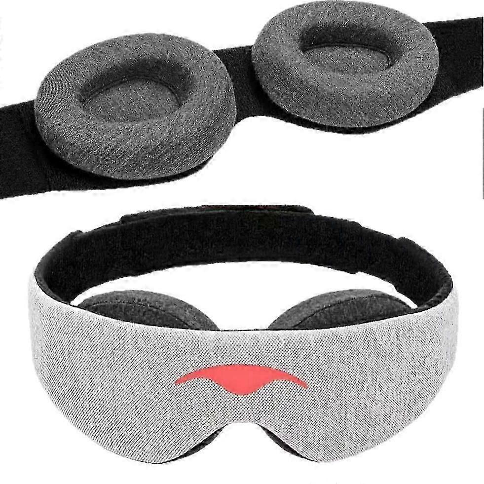 Manta sleep mask with 100% light blocking and zero intraocular pressure, comfortable and adjustable, perfect for sleeping jinst1