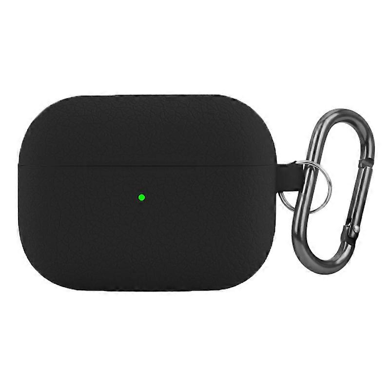 For AirPods Pro Litchi Texture Silicone Wireless Earphone Protective Case