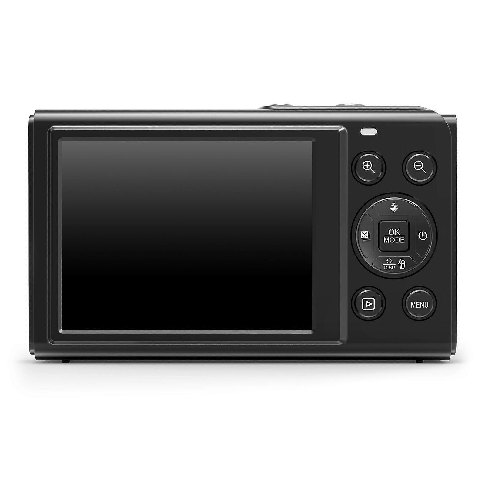 5K Double Screen 80MP Camera 18X Digital Zooming WiFi Enabled Streaming Device Builts in Flashlight for Travel Photo Multicolor