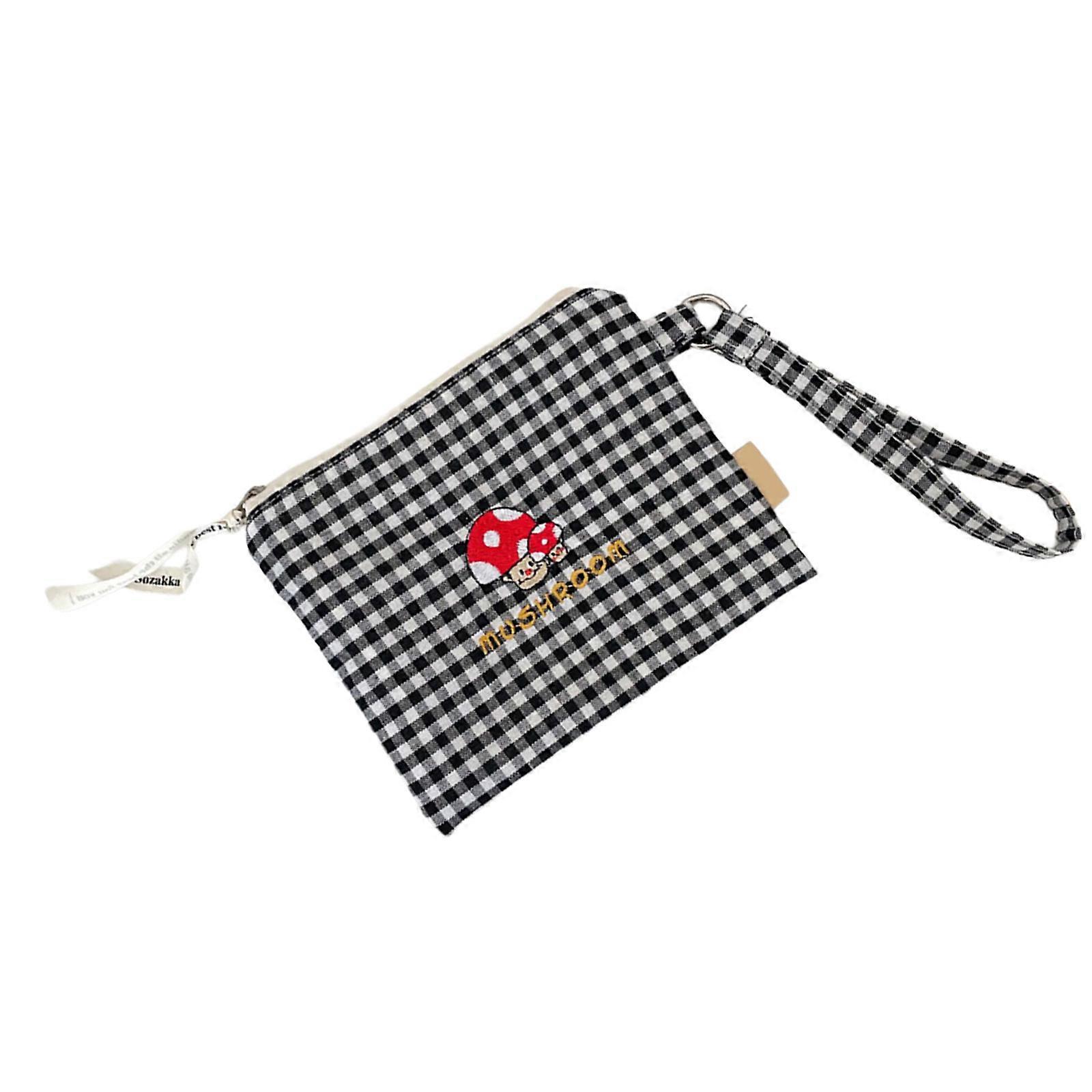 Soft Fabric Wallet With Artistic Embroidery Design Ideal For Storing Earrings Lipstick Keys Daily Accessories Multicolor