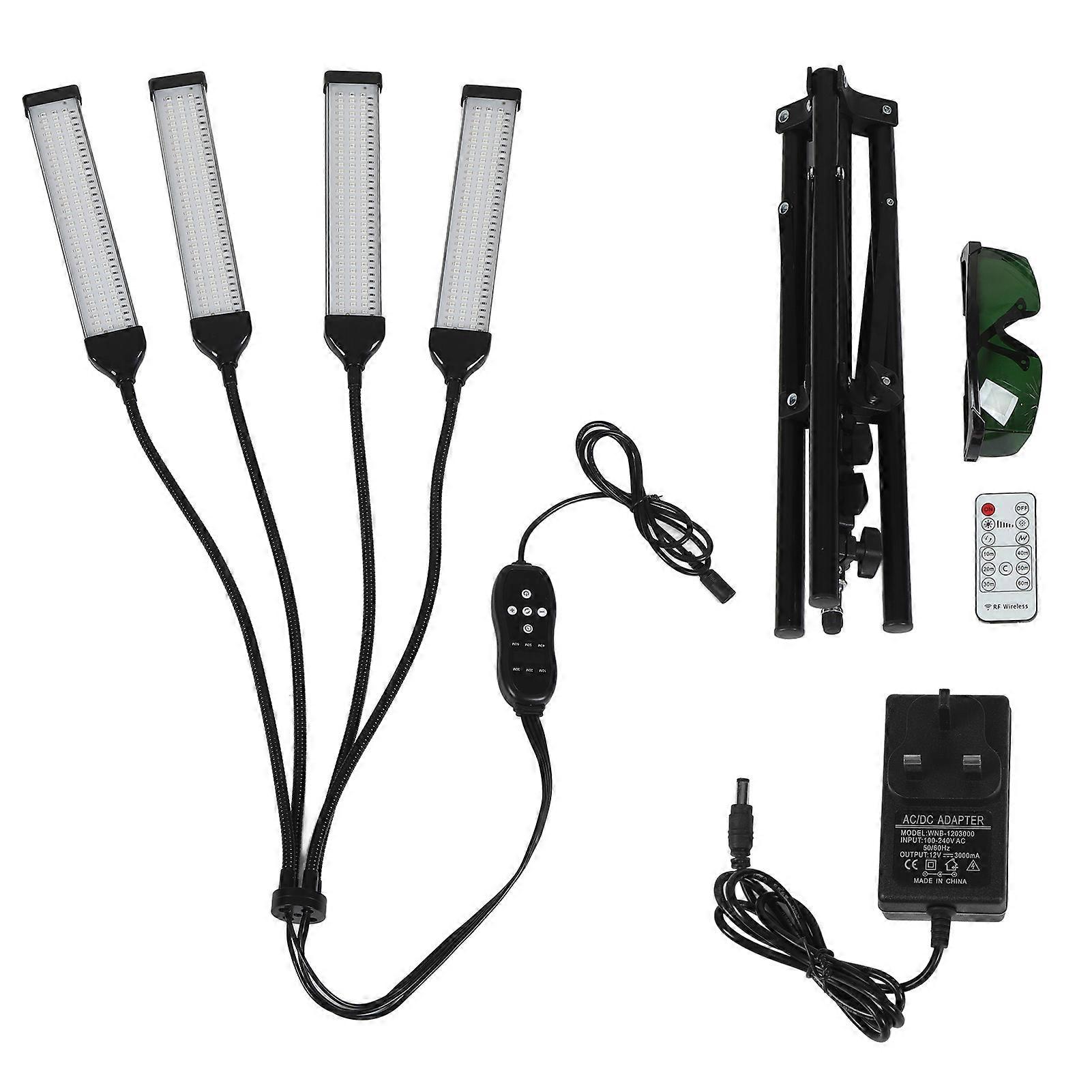 Lamp 420LED 660nm 850nm with Adjustable Stand Remote Control Pain Relief Timer Infrared Light