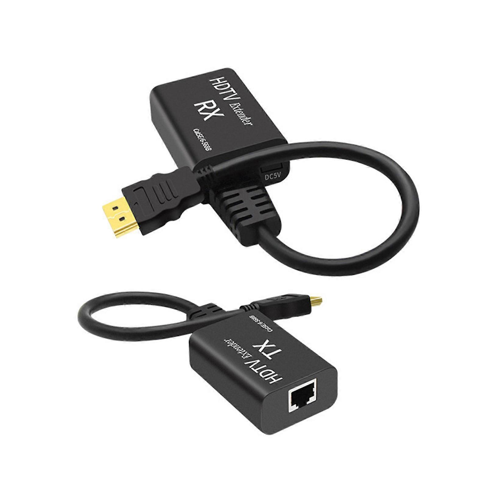 Extender Support EDID Function Over Single Cat5e/Cat6/Cat7 Cable Full Uncompressed Transmit Up to 60m Multicolor