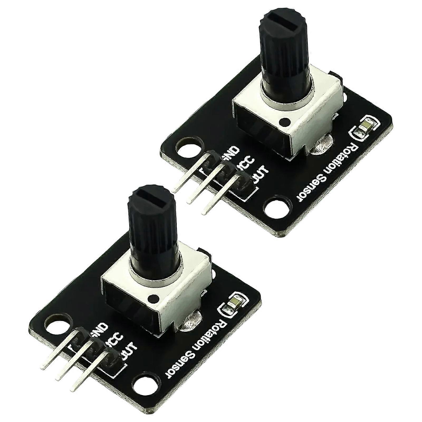 Smooth Adjusting Rotary Encoders Rotary Potentiometer Analog Knob Module for Electronic Block 20K Resistance Multicolor