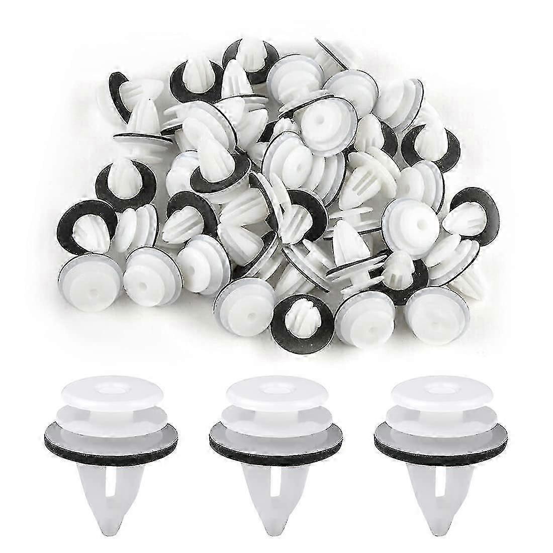 50 stk. bilklips universelle plastfester for karosseridetaljer