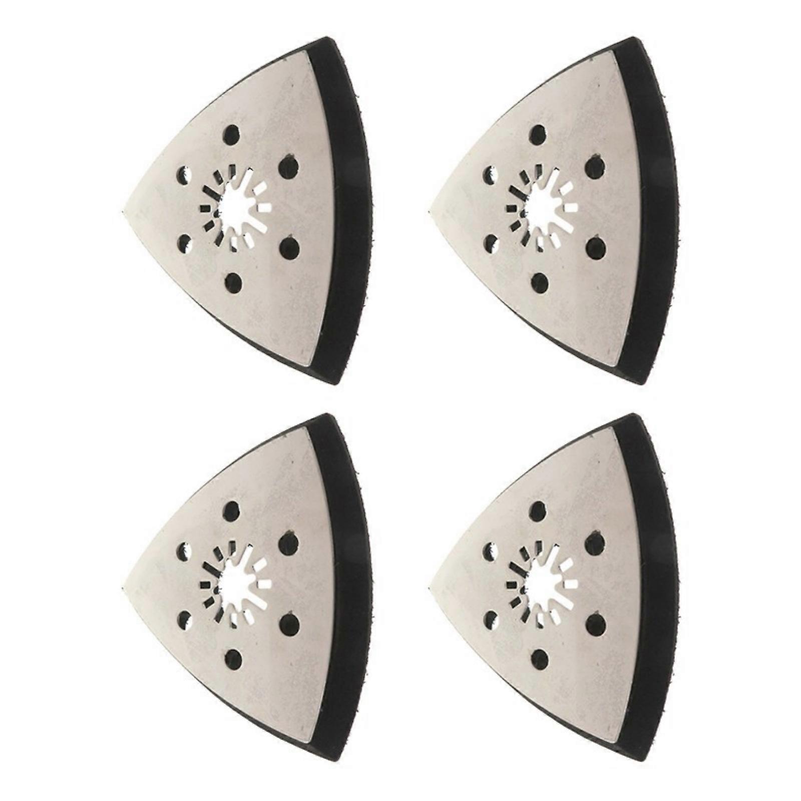 Triangular Sandpaper Mounting Disc 93mm Ergonomic Design Suitable For Extended Use On Woodworking Metalworking Projects Multicolor