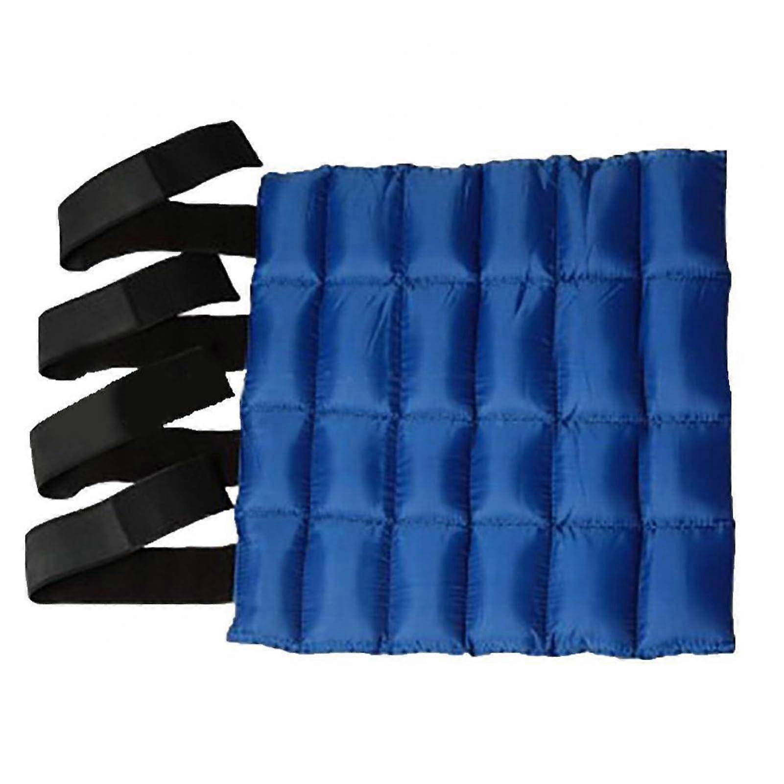 Horse Leg Ice Bag Wrap with Cooling Fabric for Injury Recovery and Protection (Blue)