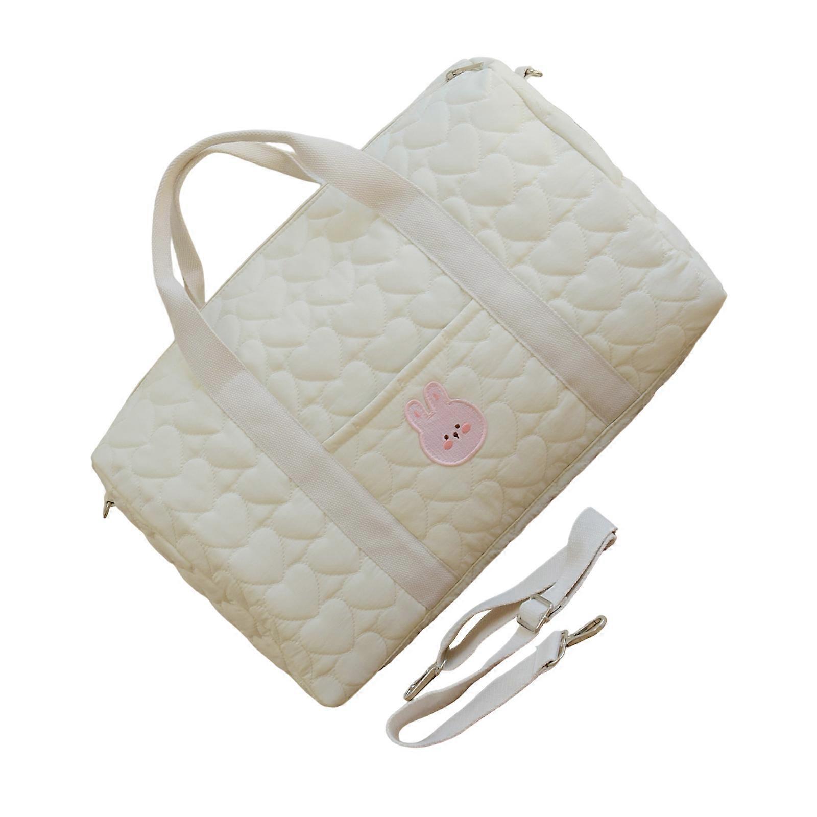 Large Capacity Bag for Baby Items Portable Travel Diaper Bag Case Organiser Pouch with Adjustable Shoulder Strap Multicolor