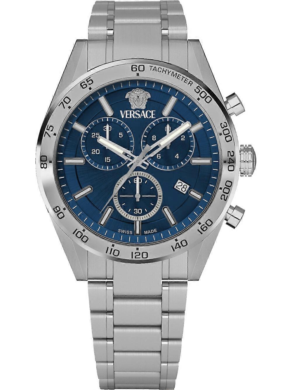 Versace VE0CA0124 men's watch V-Code Chrono 41mm 5ATM 