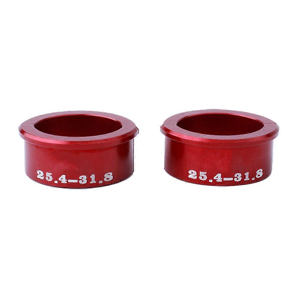 Handlebar Conversion Sheet Bike Handlebar Conversion Clamp Set 8Pcs Red