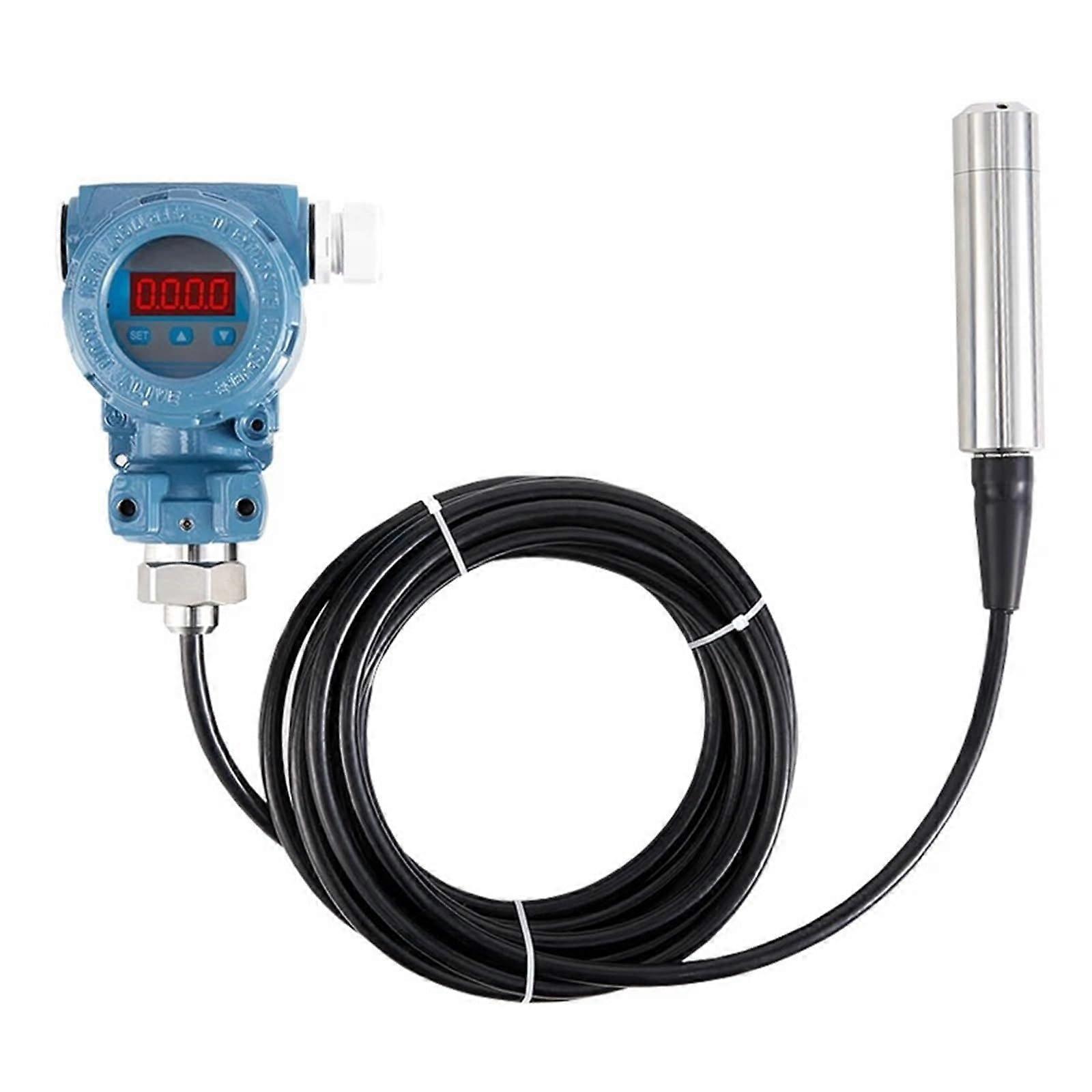 RS485 Water Tank Level Sensor SS304 IP68 Waterproof Precision Liquid Level Transmitter 2m Range 4m Cable