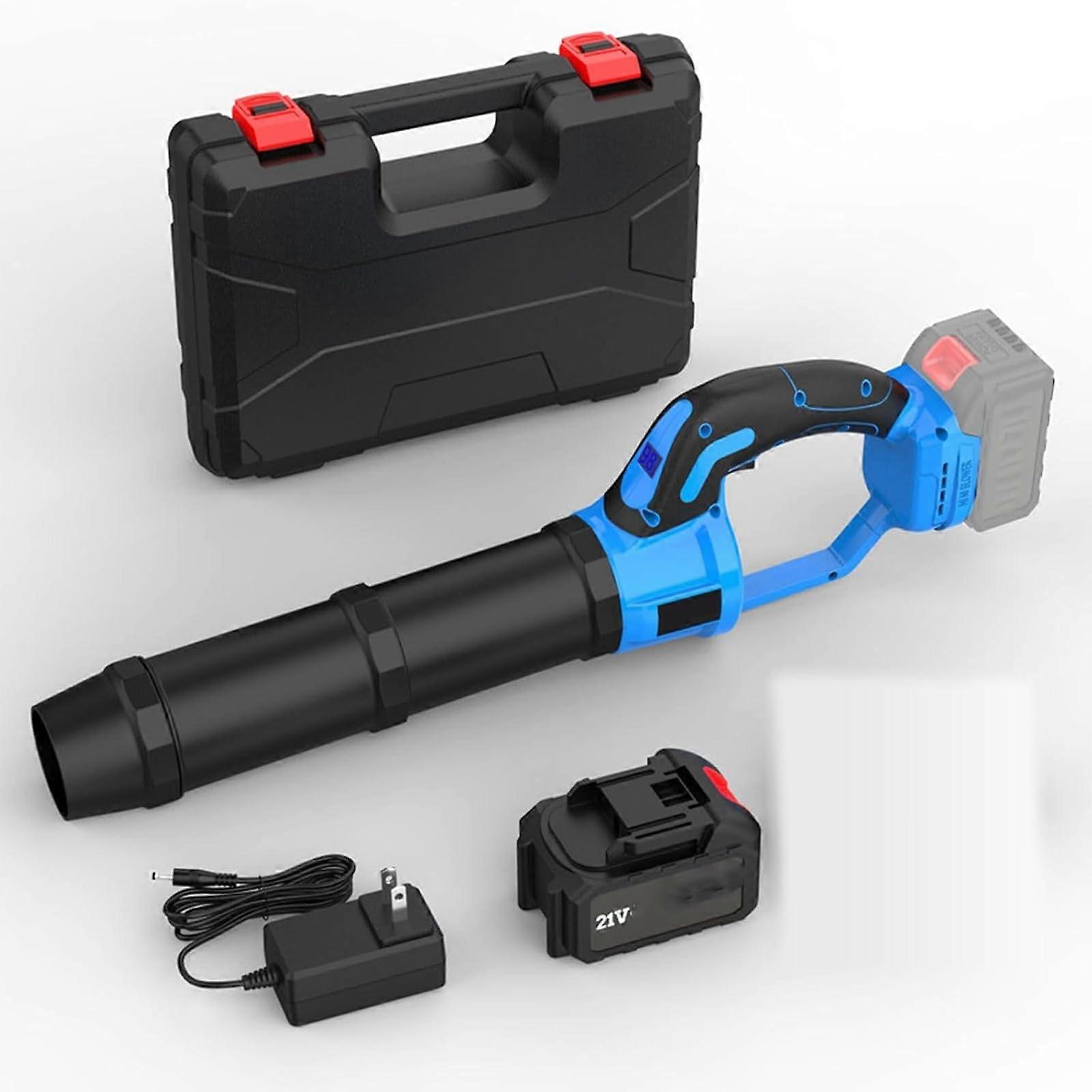 21V Cordless Leaf Blower 250 CFM with Battery and Fast Charger Lightweight for Yard Cleaning