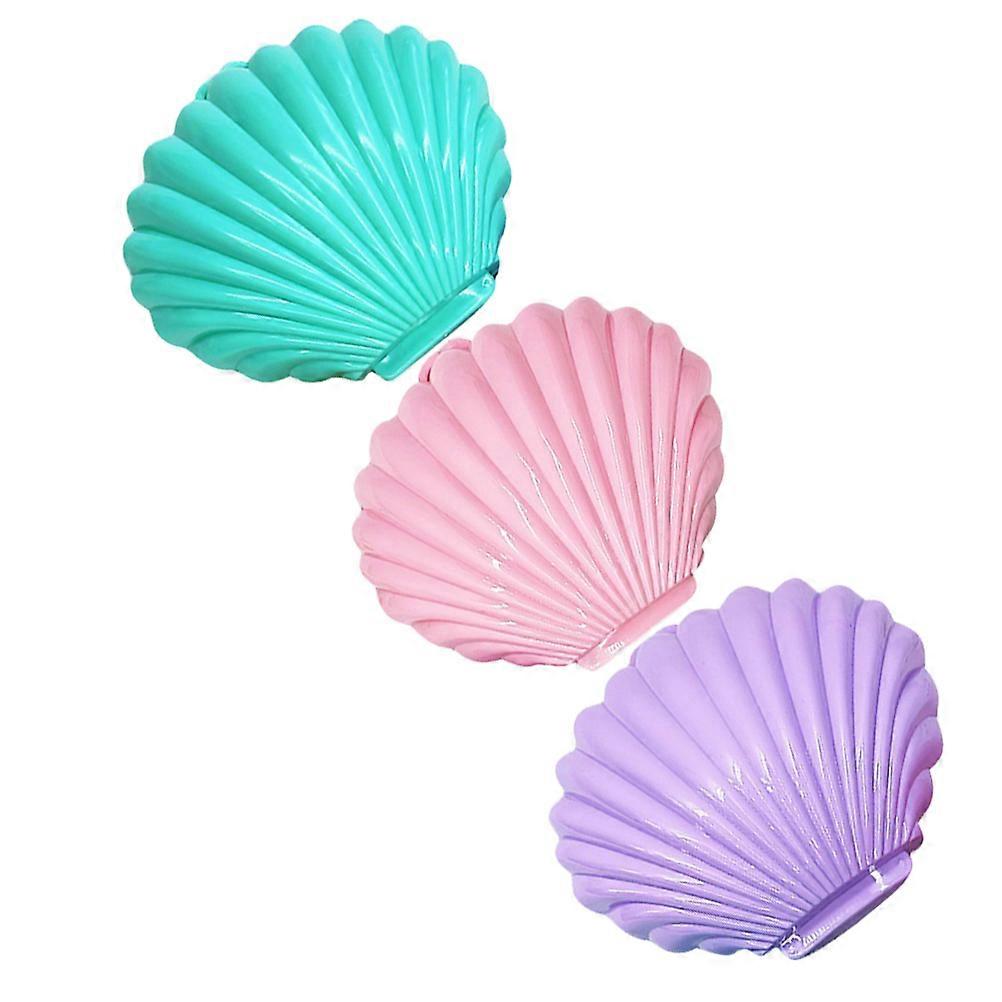 Sea Shell Containers Elegant Candy Boxes for Storage 3Pcs Assorted Color