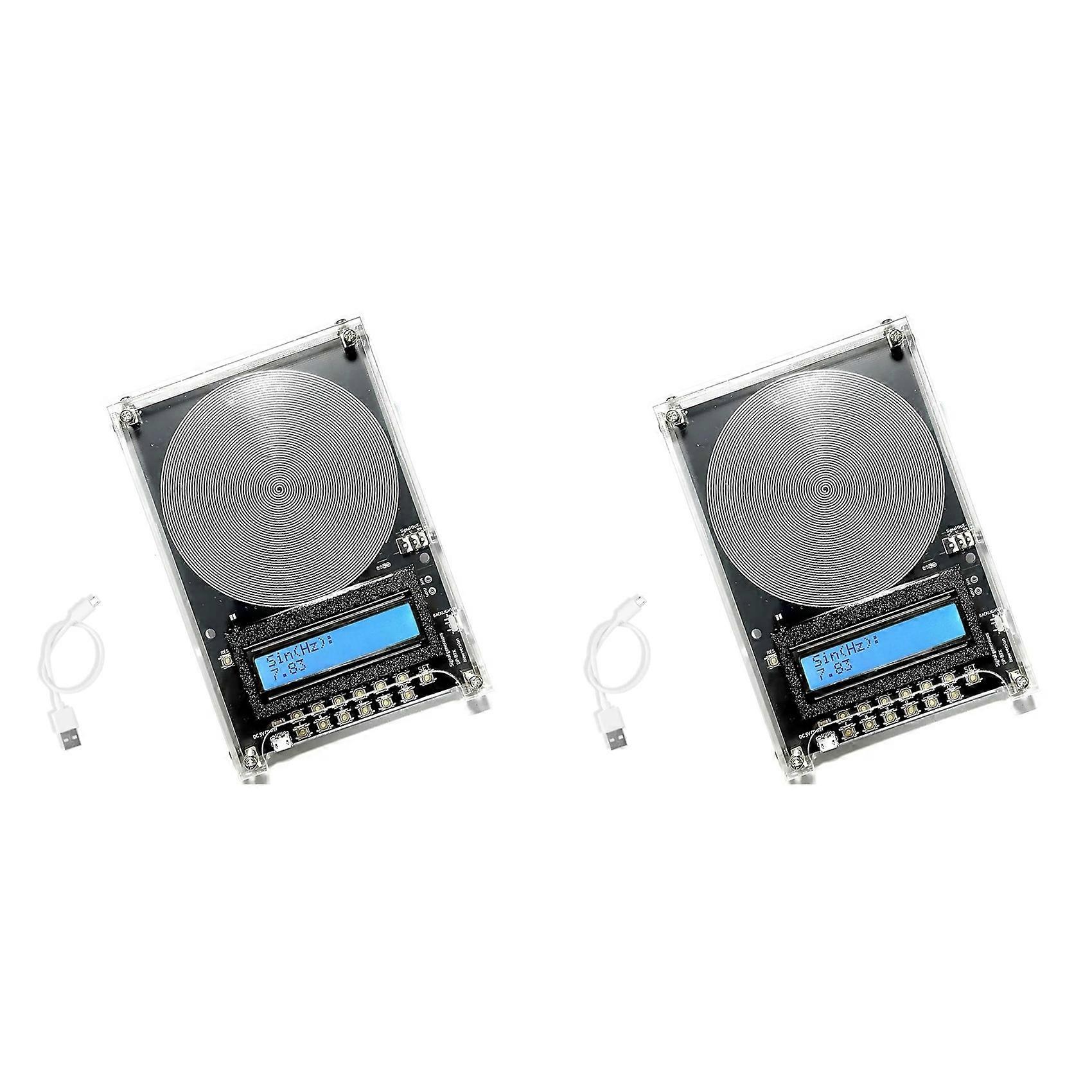 2X Custom Frequency Generator V2, 7.83Hz 0.01Hz-200000Hz Adjustable Sine Wave Resonance A