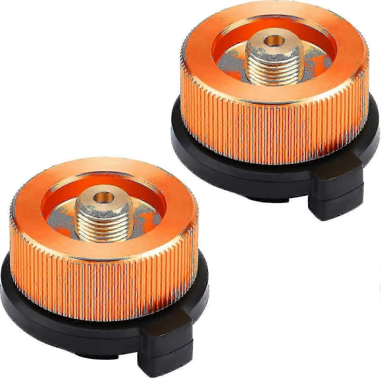portable gas adapter 2pcs camping automatic stop