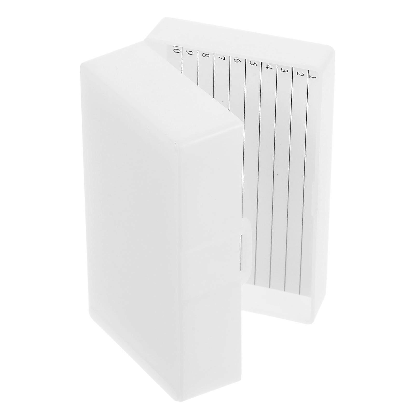 Microscope with Lid for Pathology Slide Storage Plastic Organizer