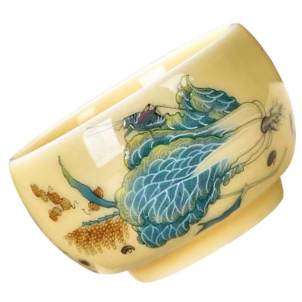 Asian Tea Cup Ceramic Bowl for Drinking Use 4Pcs Tea Tasting Cup Set