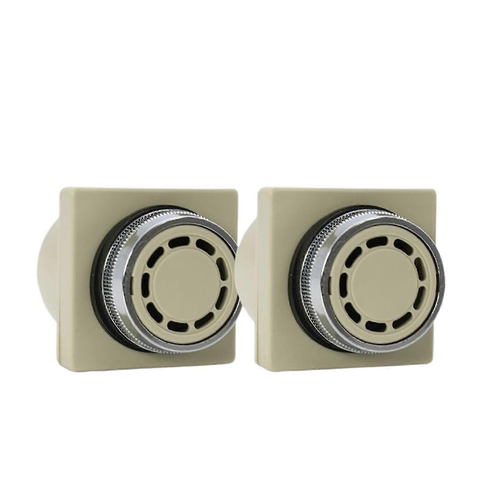 Decibel Warning Buzzer 30mm White Industrial Safety Alarm with Dual Sound Modes