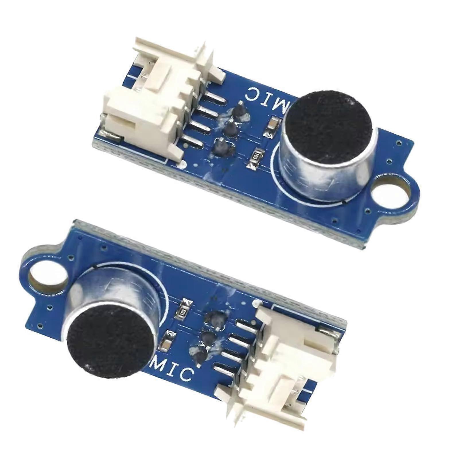 Adjustable Sensitivity Microphones Analog Output 5V Applications PCB Noise Decibel Sensing 2Pack