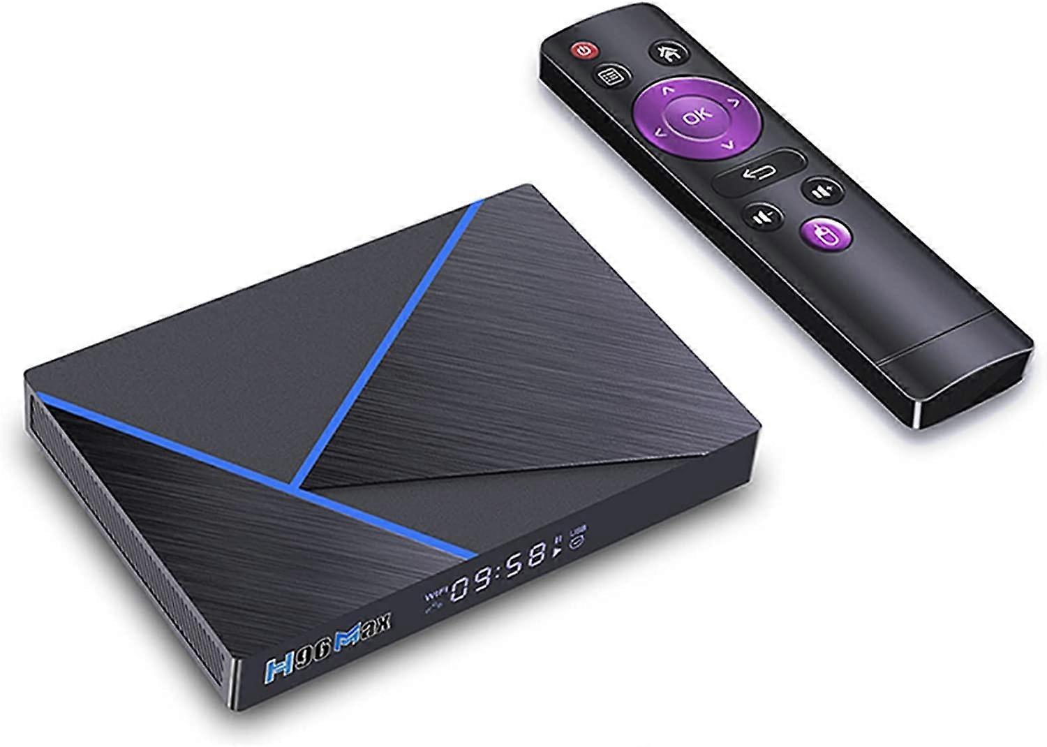 Android 12.0 TV Boxes H96 Max V56 RK3566 QuadCore 64Bit CortexA55 4GB32GB Ultra 8K Video BT4.0 2.4G/5.8G WiFi Ethernet