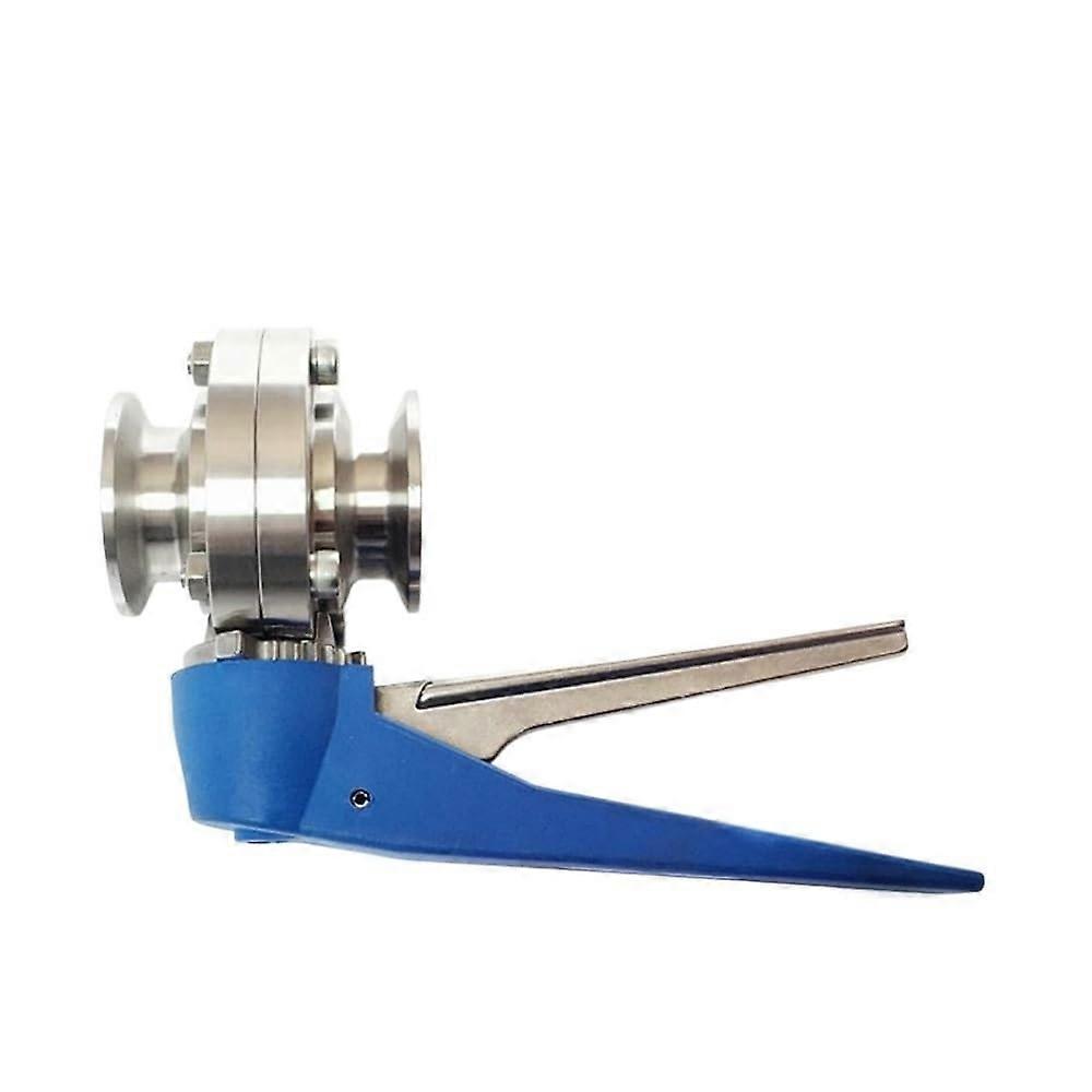 2 Inch Sanitary Butterfly Valve 316L Stainless Tri Clamp 51mm for Brewing with Precise Flow Control