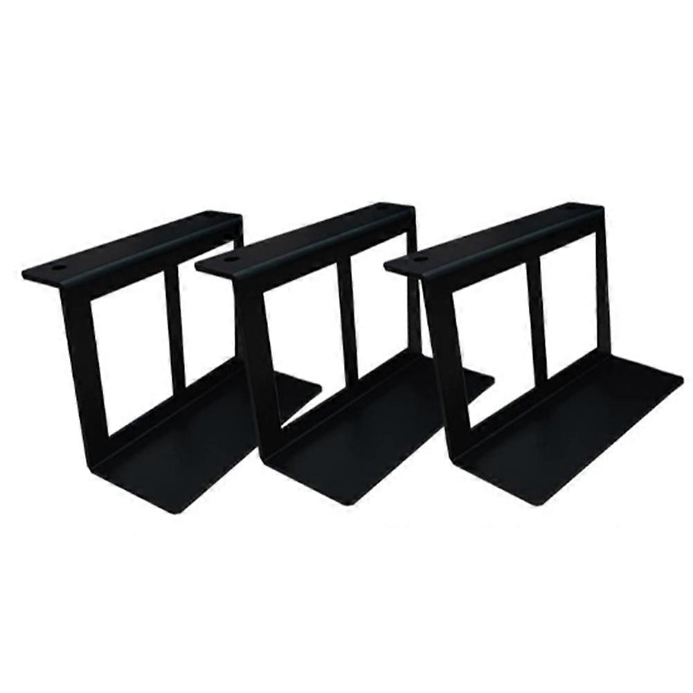 Under Desk Laptop Holder Mount Bracket with Screws Storage Tray for Notebook Computer Accessories