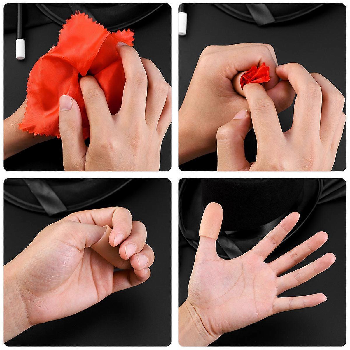 Thumb Shape Trick Fingers Party Prop 2Pcs Multi Ideal for