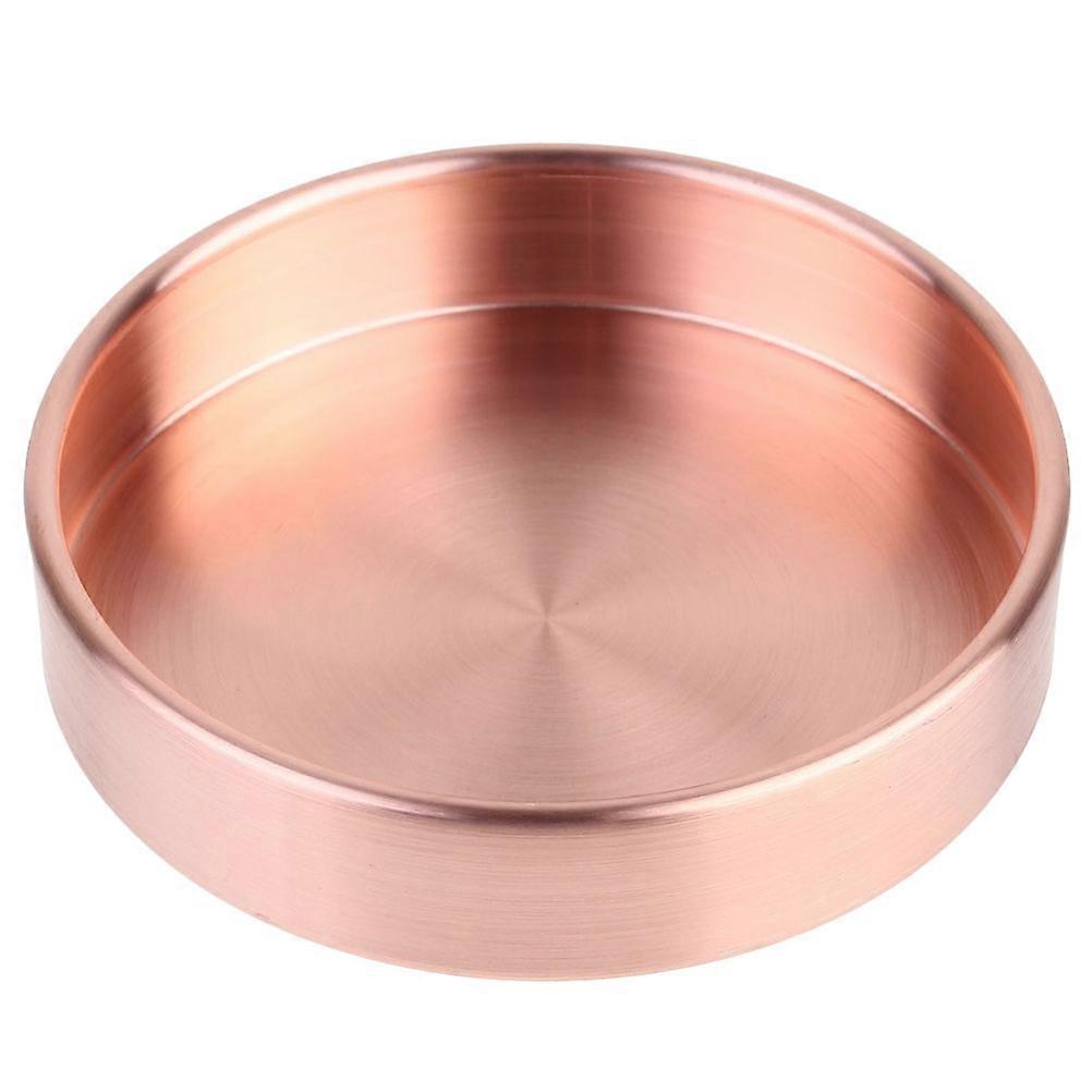 Runde Kosmetikablage, 1 Stück, lila Messing