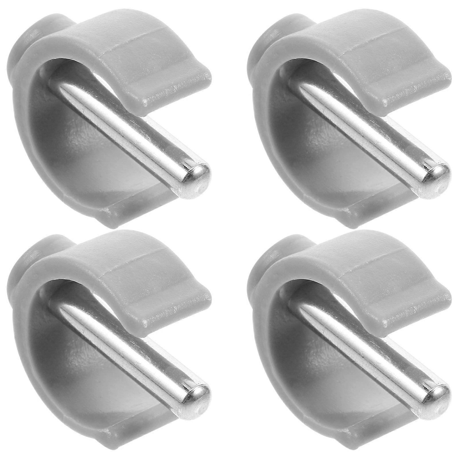 Walker Buckle Clips C Shape Clamp for Walking Stick 4Pcs Set