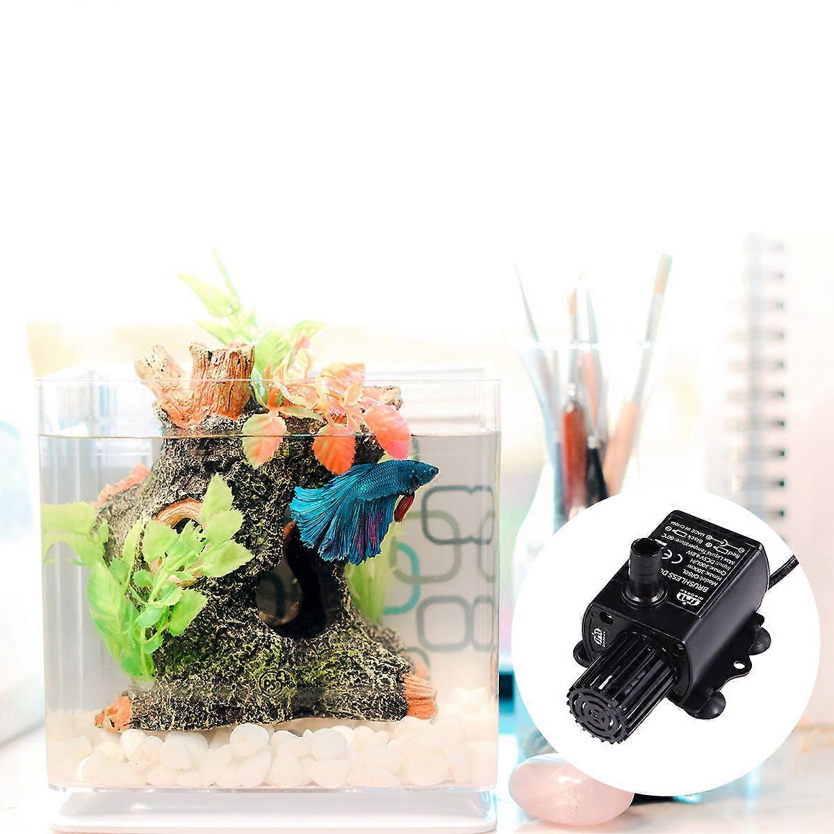 Computer Water Pump Compact Mini Dc Brushless Pump for Fish Tank 1Pcs