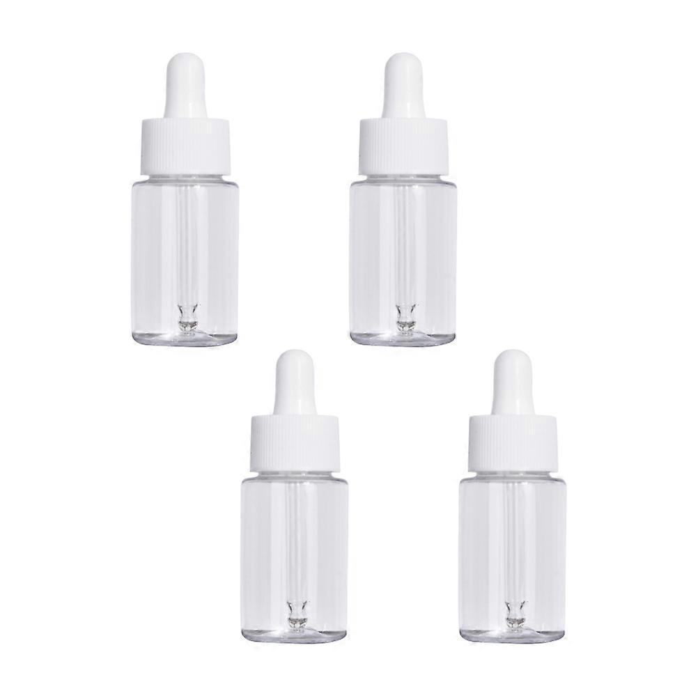 Dropper Bottles Sub Bottle for Storage Use 4Pcs Transparent White