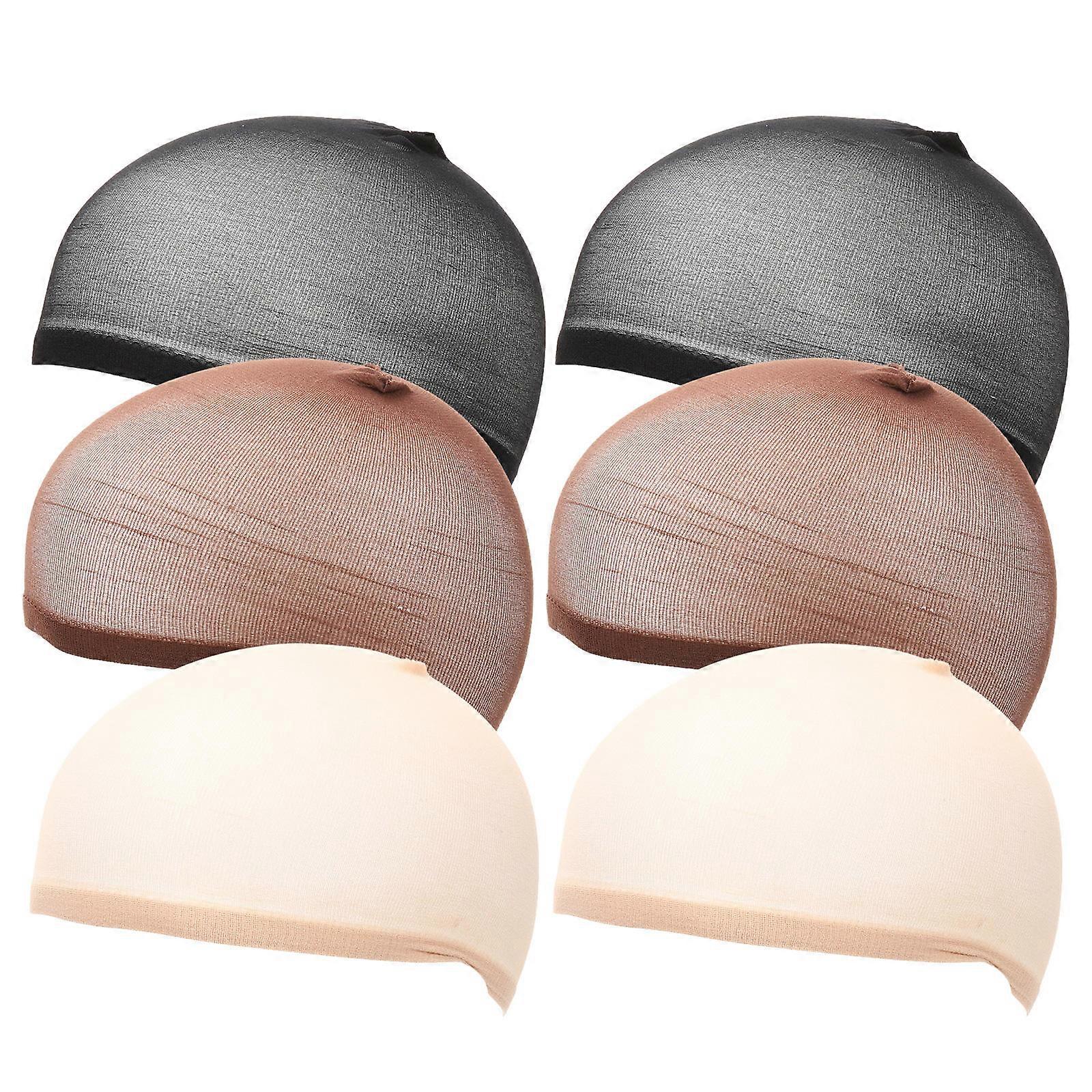 Breathable Nylon Wig Caps for Wig Making 30Pcs Assorted Color Caps