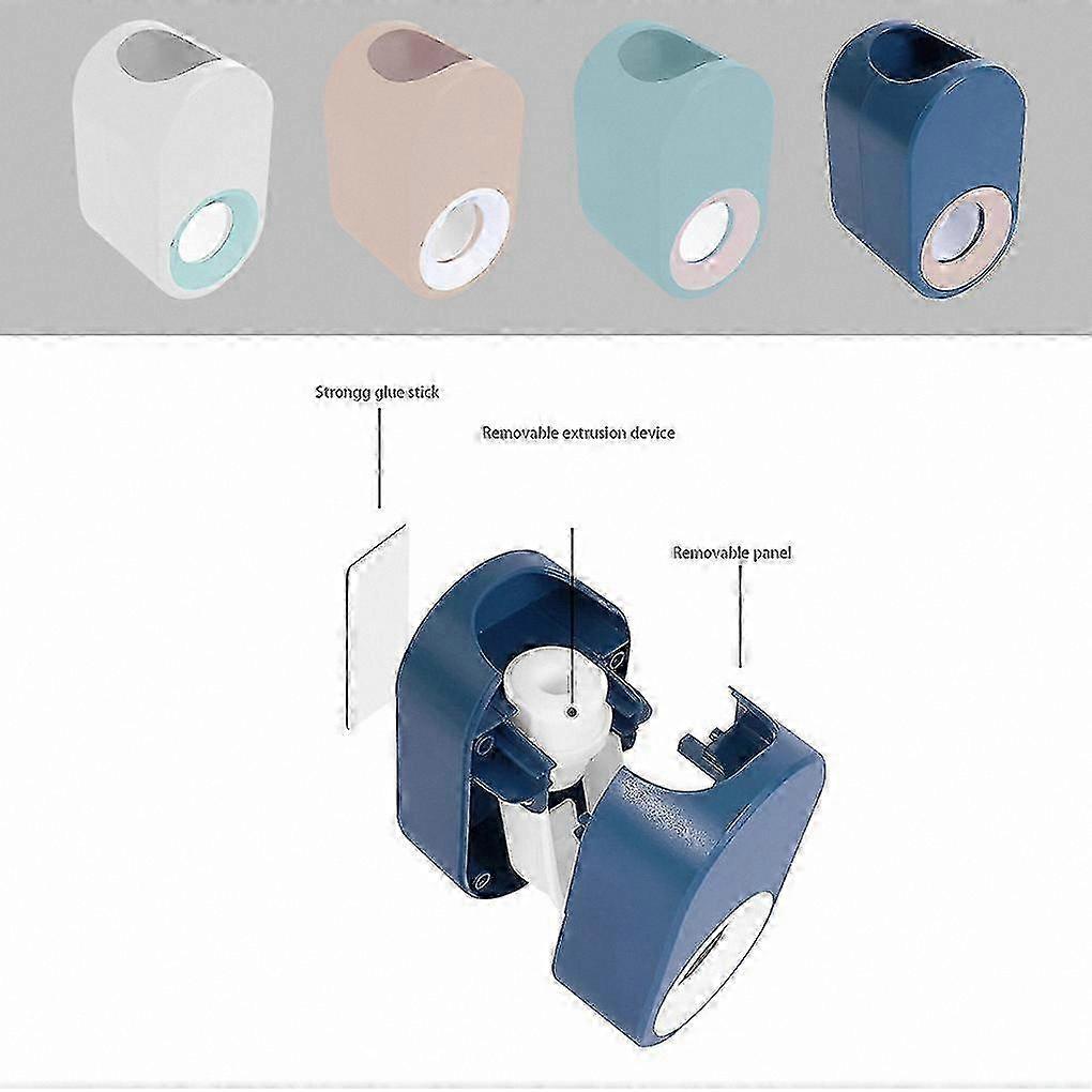 Automatic Toothpaste Dispenser for Home Bathrooms Wall-Mounted Holder for Easy Access and Storage