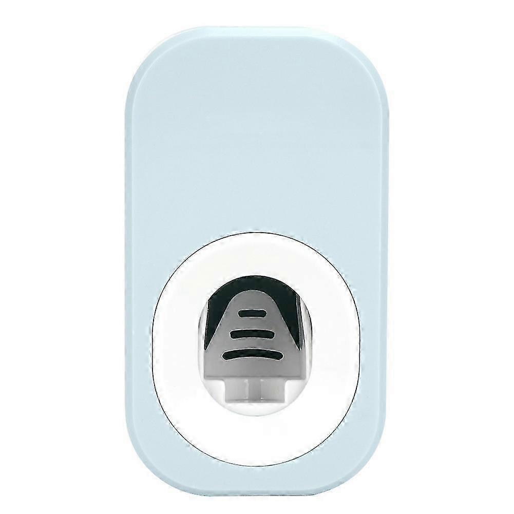 Universal Bathroom Wall Mounted Automatic Toothpaste Dispenser Toothpaste Squeezer Blue and White