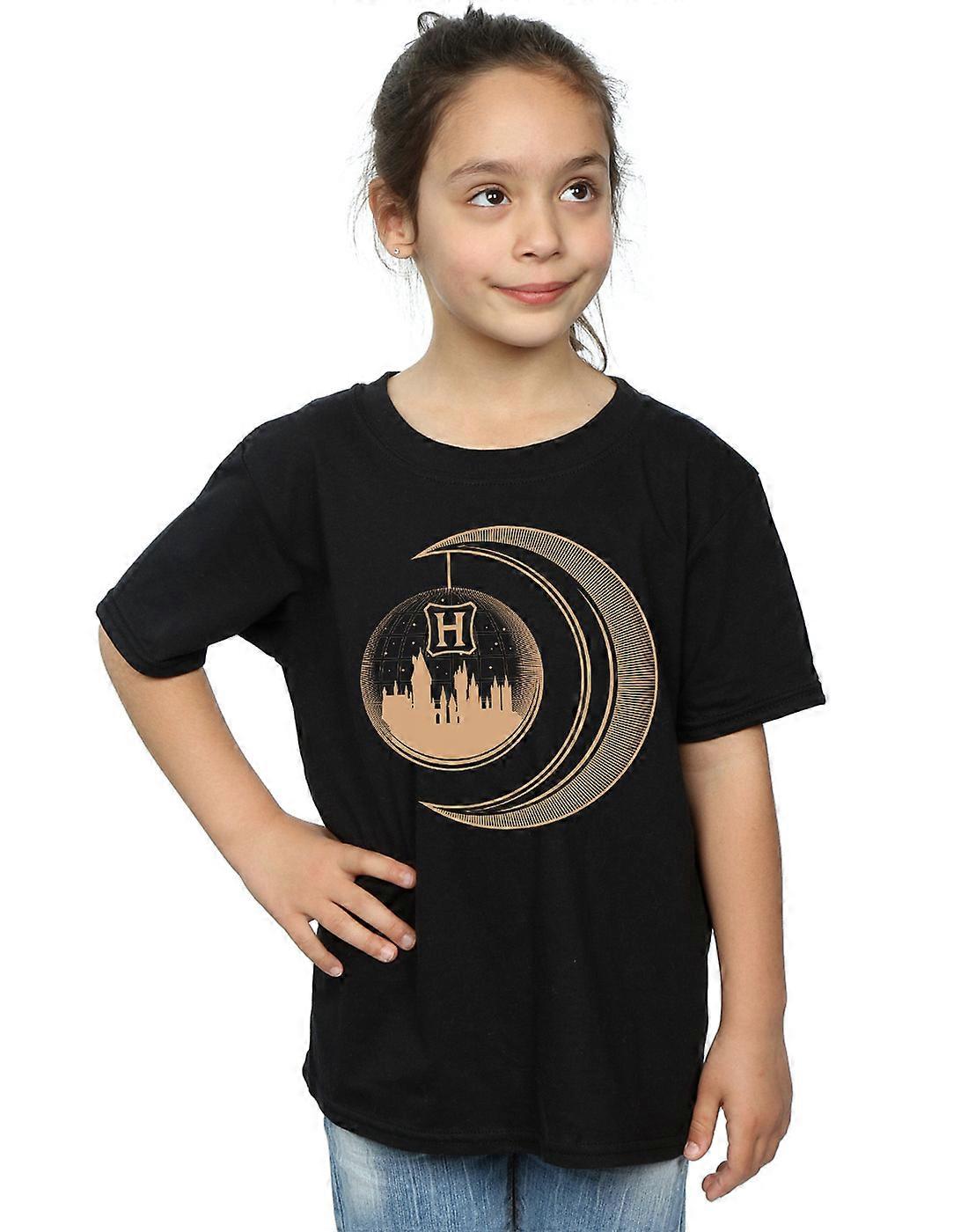 T-shirt da lua Harry Potter Hogwarts de meninas