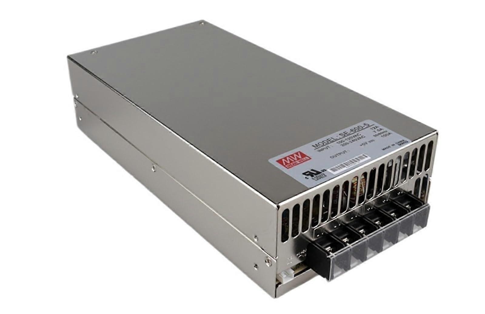 SE6005 600W 5V Switch Mode Power Supply AC100240V  Power for LED Lights