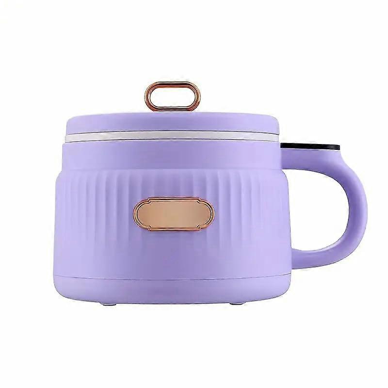 1.6L Smart Electric Hot Pot with Timer, NonStick Ceramic Liner, Double AntiScald for Dorm