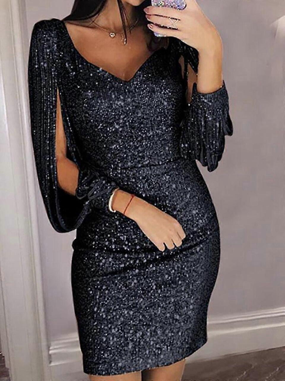 Mini Sequin Sparkle Cocktail Gowns Dresses