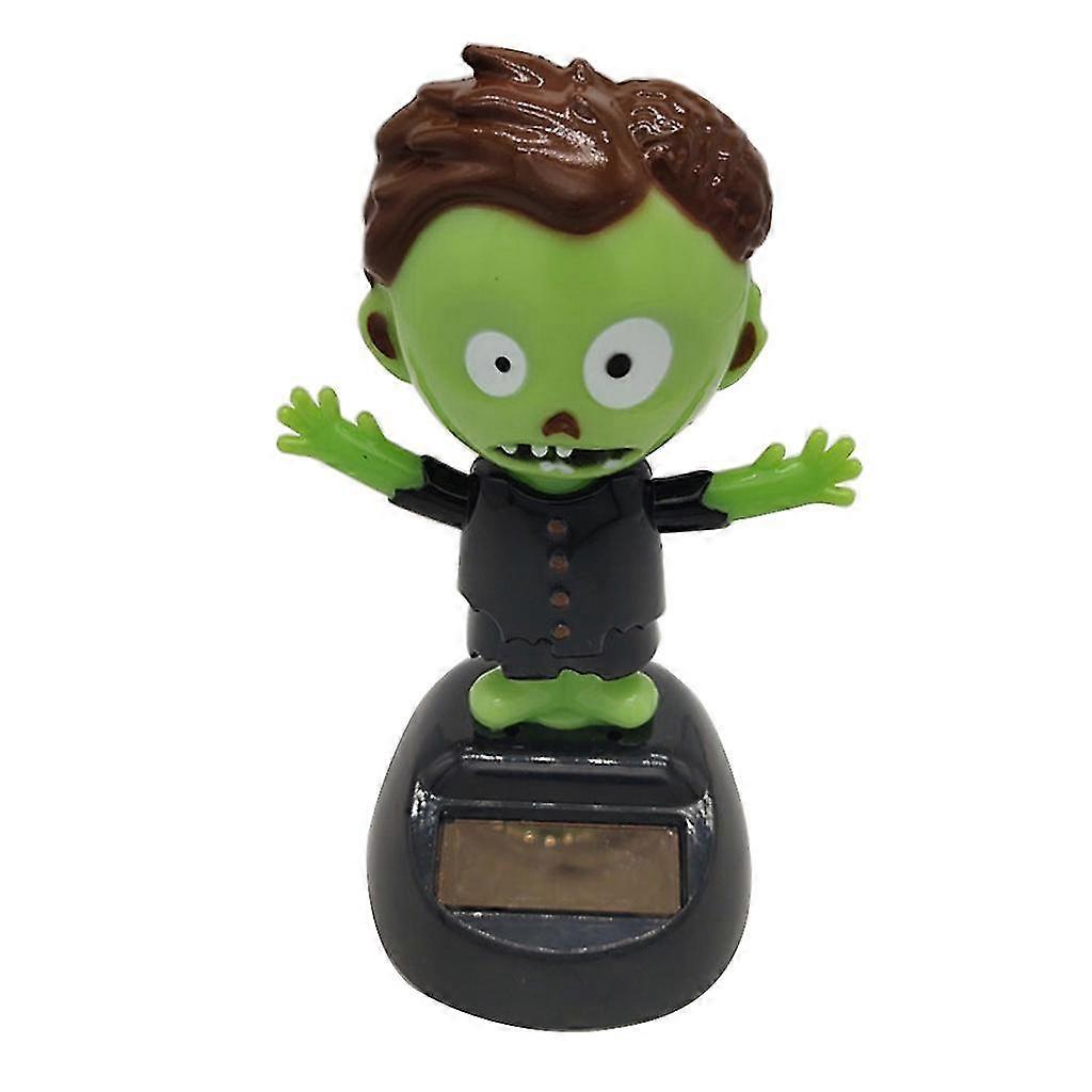 Bobbleheads Ornaments Skeleton Pumpkin Witch Ghost Desk Home Solar Powered